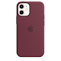 Miniatyrbillede 3 af 3: Apple Mhkq3zm/a MagSafe Silikone Cover Case Til iPhone 12 Mini - Plum Better1