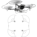 Miniatyrbild 1 av 5: Mini 2 SE Propellerskydd för DJI Drönarpropeller, Säkerhetstillbehör för DJI Mini 2 SE/Mini 2/ Mini SE/Mavic Mini Propellerskydd Drönartillbehör