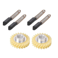 Miniatyrbilde 1 av 5: Mixer Worm Drive Gear For Kitchenaid Stand & 2 par motorbørster
