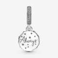 Miniatyrbilde 4 av 5: Anheng Charm Ekte Pandora Harry Potter "patronus" Sølv, Zirconia, Emalje