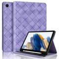 Samsung Galaxy Tab A9+ Kotelo, jossa on vinoneliökuviointi Lila