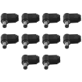 Pikkukuva 1 / 5: 10x 2,1 mm x 5,5 mm urosliitin suorakulmainen L DC-virtaliitin