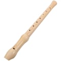 Pikkukuva 1 / 2: Kahdeksanreikäinen nokkahuilu 8-reikäinen sopraano-soitin Instrumenttinauhuri Huilu Lasten nokkahuilu Beige 30X3X3cm