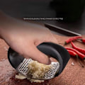 Miniatyrbillede 2 af 4: Hvidløgspresser i rustfrit stål, manuel hvidløgshakker, hvidløgsværktøj, frugt- og grøntsagsværktøj, køkkentilbehør, gadget