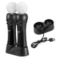 PS4 VR Move Motion Controllers med dubbelladdare - Förbättrade spelkontroller för virtuell verklighet