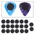 Gitarrplektrum Anti-Slip Pads Set Svart Dubbelhäftande