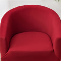 Pikkukuva 2 / 5: Piece Stretch Plain nojatuolin cover, yksivärinen nojatuolin cover, sohvan päällinen käsinojilla kylpyamme tuolin suoja (punainen)