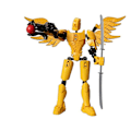 Miniatyrbillede 1 af 4: Ny opgradering T13 Action Figur, Titan 13 Action Figur, Robot Action Figur, 3D Printet Action Yellow