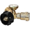 Miniatyrbillede 2 af 2: Barsinfi Splitter, Propantank Y-Splitter Adapter, Med Instrument, 2-vejs Lpg Adapter T-forbindelse
