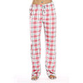 Pikkukuva 1 / 4: Naisten pyjamahousut taskuilla, pehmeät flanelliruudullinen pyjamahousut pink M