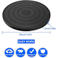 Miniatyrbild 2 av 5: 360° Roterande Vridstativ Lazy Susan med Stålkullager för TV Datorskärm Laptop Högtalare (8 tum)