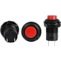 Pikkukuva 4 / 4: 24 kpl 12 mm nollauspainikkeet, itselukittuva on-off-painike, painikekytkin, minipainikekytkin, Arduinolle (pyöreä 125v 3a virtapainike)