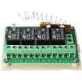 Pikkukuva 4 / 5: 433 MHz langaton DC 12 V 4-kanavainen kauko-ohjain pitkän matkan RF-relekytkin 2 lähetintä + 1 vastaanotin autotallin ovelle/porttihälyttimelle