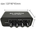 Miniatyrbillede 3 af 5: Multi-kilde Rca Mixer Stereo Audio Reverberator Audio Switch Switcher 4 Input 2 Output Driver Head
