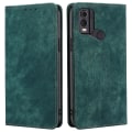 Miniatyrbillede 1 af 5: Tekstureret Telefon Cover til Nokia C22 RFID Blokering Stødsikker Wallet Magnetisk Læder Flip Stativ Case Green