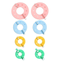 Miniatyrbild 3 av 5: 8 st Pompom Maker i 4 Storlekar Pom Pom Maker Hantverk Fluff Boll Vävare Kit Pom Pom Maker Pom Pom Mall Fluff Boll DIY Nål Hantverk Verktygssats För Barn Vuxna
