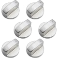 Miniatyrbilde 1 av 5: 6 stk. Universelle Metallkontrollknapper Gasskomfyrknapper 6mm Universelle Kontrollknapper Komfyrknapper for Gasskomfyr Kokeplate Ovn
