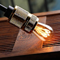 Miniatyrbild 3 av 5: 15-pack E27 LED Spiral Filament St45/s14 3W Vintage Stil Amber Ljus Dimbar 2200K Super Varmvit 140lm 25W Ekvivalent
