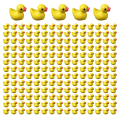 Miniatyrbillede 1 af 10: 100/200 gule mini gummiankre 100pcs yellow 100pcs