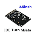 Miniatyrbillede 4 af 5: Msata til 2,5 tommer 44pin Ide HDD Ssd Adapter Msata til Pata Converter Adapterkort med etui