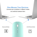 Miniatyrbillede 2 af 5: Kabelløs Bluetooth-maus Fr Macbook Pro / Air / Mac / Ipad / Laptop / Desktop / Mac / Pc / Computer / Telefon, Tragbar, Schlank, Leise, Bro-maus Mit U