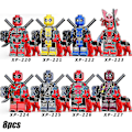 Miniatyrbillede 1 af 2: 8 stk/sæt Superhero Series Minifigurer Byggeklodser Kit, Deadpool Mini Action Figurer Legetøj Fans Gaver til 3 år + Ki