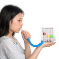 Miniatyrbillede 1 af 5: 3 Bolde Vejrtrækningsøvelser Lungefunktionsforbedring Træner Åndedrætsspirometri Åndedrætsmålesystem