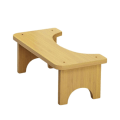 Miniatyrbilde 1 av 4: 1/2 Bambus Toalettkrakk Sklisikker Poopsete Gamle Mennesker Potte Squat Log color 1 Pc