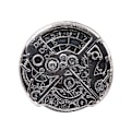 Miniatyrbillede 1 af 5: Rotary Number Gear Mønt Terning Pædagogisk Terning Fidget Legetøj Bærbar Vintage Punk Legering Terning Rekvisit C