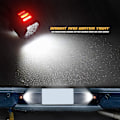 Miniatyrbillede 4 af 5: 2 stk. Røde Tube Smd Led Nummerpladelygter Til Nissan Navara D40