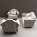 Miniatyrbilde 4 av 4: 3 stk Sofa Sofa Miniatyr Sofa Modell Dukker Husmøbler Sofa Miniatyr Sofa Modell Miniatyr Sofa Pute