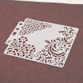 Miniatyrbilde 5 av 5: Blomster sjablonger Mal Maleri Scrapbooking Preging Stempling Album Card Diy