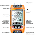 Miniatyrbillede 4 af 5: Digital Smart Multimeter Testere 9999 Tællinger Digital Multimeter AC DC Spænding Smart Meter (uden Batteri)