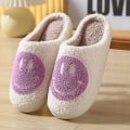 Miniatyrbillede 1 af 3: Tofflor Smiley Face Tofflor Dam Smile Tofflor Purple 38-39