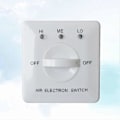 Miniatyrbild 2 av 3: Switcheroo Luftkonditioneringsomkopplare Vred Kontrollpanel Rör Fläktkontroller Fläktkonvektor Kontrollbrytare