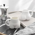 Miniatyrbilde 4 av 5: Morsom kroppsformet krus kopp kunstdesign krus frokost kopp kaffe melkekopp
