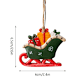 Miniatyrbillede 3 af 3: Julepynt Tilbud Juletræspynt Snemand Julemand Ornamenter