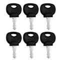 Miniatyrbillede 1 af 4: 6 stk Lgnition Key Plant Application Jcb 14607 Tændingsnøgler