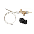 Miniatyrbild 2 av 5: Gas Patio Heater Kontrollventil Termoelement Sensor Dump Switch Knapp Propan Eldstad Kontroll Säkerhet - MXBC