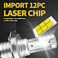 Miniatyrbillede 3 af 5: 1 stk. Motorcykel H4 H1s 9003 Led Forlygte Hi/lo Pærer 4800lm 6000k Hvid Canbus Til Kawasaki Z650 / Vulcan S 650/ Versyx300