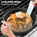 Miniatyrbilde 4 av 5: 3 stk. Silikon Bakematte Non-Stick Brødslynge Gjenbrukbar Matvaregodkjent Brødmatte med Langt Håndtak for Hjemmekjøkken Mix Color