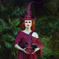 Miniatyrbilde 3 av 5: Halloween fest filt hekse hatter, justerbar heks lue Halloween heks cosplay rekvisitter fest
