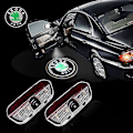 Miniatyrbillede 1 af 5: 2 stk. LED Dør Velkomst Advarselslys Projektor Laser Ghost Shadow Logo Lys Til Skoda Superb 2009 2010 2011 2012 2013 2014 2015