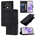 Miniatyrbild 1 av 5: Präglat PU-fodral för Infinix Zero 30 5G Black