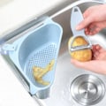 Pikkukuva 3 / 4: 2-pack - Siivilä tiskialtaaseen / Huuhtelulaatikko - Huuhtele hedelmät & vihannekset harmaa