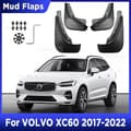 Til Volvo Xc60 2017-2022 2021 4 stk. Stænklapper Mud Flaps Stænkskærme Mudflaps Forreste Bageste Skærm Auto Styling Biltilbehør