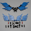 Miniatyrbillede 3 af 3: Ny opgradering T13 Action Figur, Titan 13 Action Figur, Robot Action Figur, 3D Printet Action Red