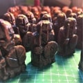Miniatyrbillede 4 af 5: Vikingeskak Kongens Bord Hnefatafl Resin Håndværk Hjem Og Interiør Dekorative Ornamenter