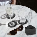 Miniatyrbilde 5 av 5: Filtunderlag, sett med 10 glassunderlag, glassunderlag med oppbevaringsboks, runde drikkeunderlag, filtunderlag, glassunderlagsett, til drinker, kopper,