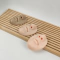 Miniatyrbilde 3 av 5: 3D Silikon Tatovering Ansikt Lepper Modell Øvelseshud Nese Sminke Kosmetisk Trening
